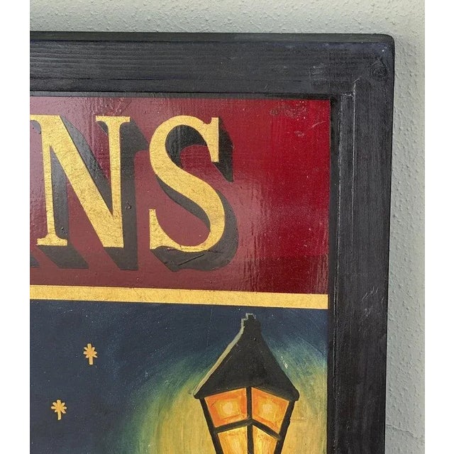 Mid 20th Century English Pub Sign, "Benskins (Puss in Boots)" For Sale - Image 5 of 12