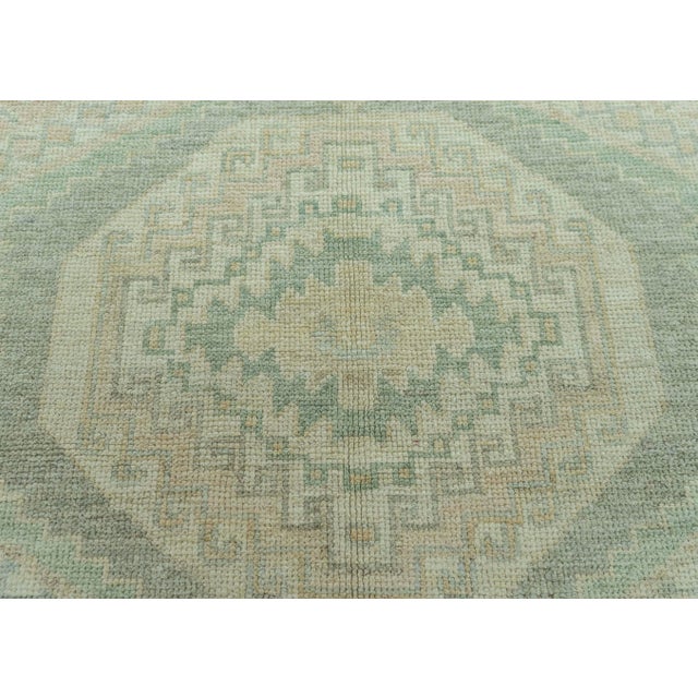 Turkish Turkish Oushak Rug 5'2" x 7'5" #19302 For Sale - Image 3 of 8