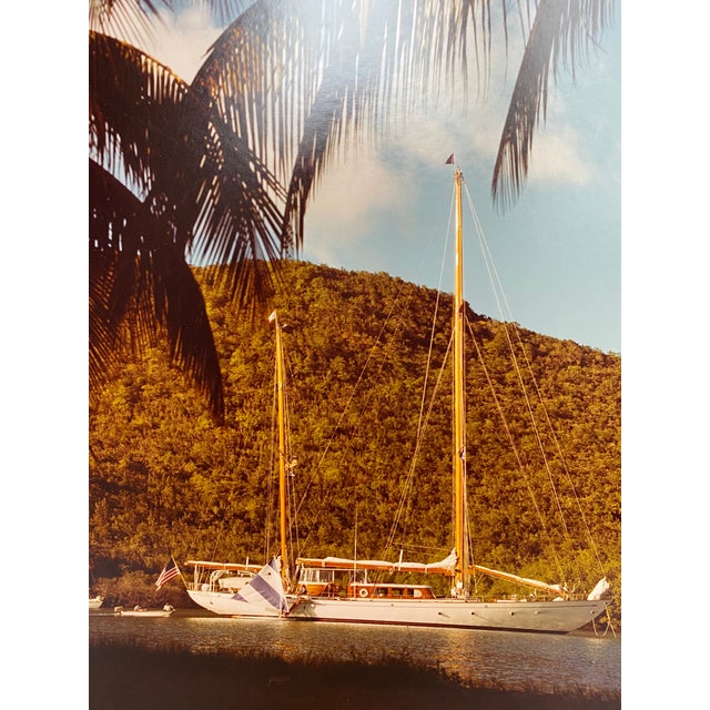 Vintage Lifestyle Photograph of Sailboat Circa 1976 For Sale - Image 4 of 4
