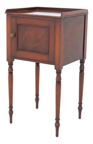 Regency Bedside Cabinet in Mahogany, 1890s