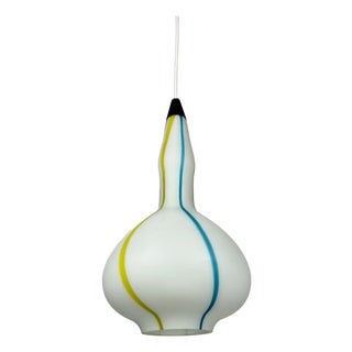 Mid-Century Modern Multicolor Murano Glass Pendant Lamp from Stilnovo, Italy, 1950s For Sale