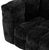 Onyx Black Tufted Chenille Sofa For Sale In Los Angeles - Image 6 of 9