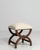 Wood Early 20th Century Regency Curule Stool With Upholstered Seat For Sale - Image 7 of 10