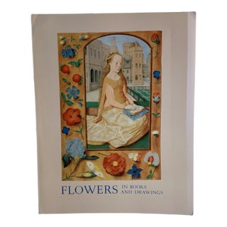 1980 Flowers in Books and Drawings Book For Sale