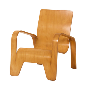 LaWo 1 Armchair in Birchwood by Han Pieck for LAWO Ommen, 1946