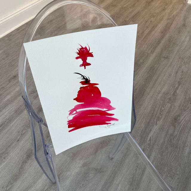 Ink Wash Dress Collection by Jo Baskerville For Sale - Image 11 of 12