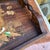 1970s Wooden Carved and Painted Tray For Sale - Image 11 of 11