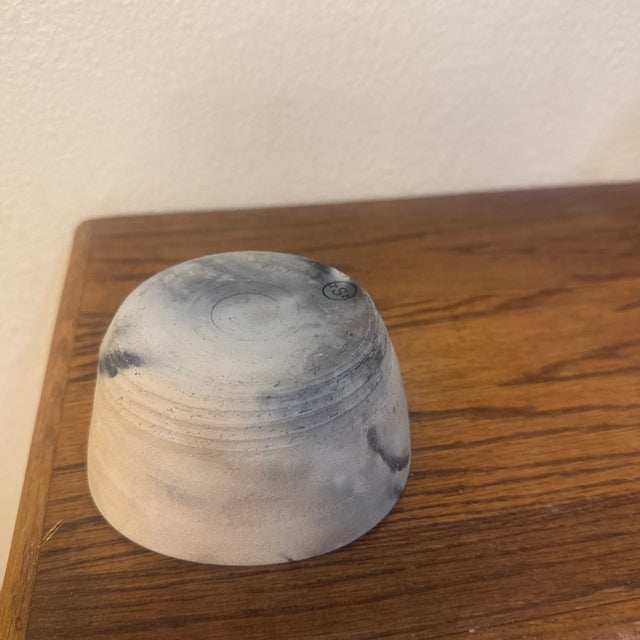 Marbled Pottery Bowl Signed For Sale In Minneapolis - Image 6 of 7