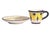 The Stratificata Espresso Cup &amp; Saucer brings the artistry and character of traditional Deruta ceramics to the daily...