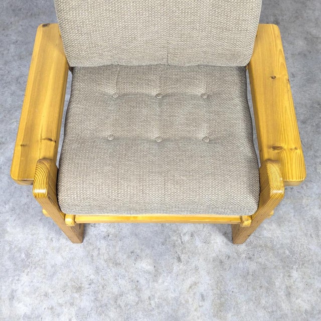 Beige Set of Dymling Armchairs from Swedese, 1970s For Sale - Image 8 of 17