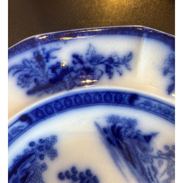 Wedgwood Chapoo Flow Blue Bowl For Sale - Image 12 of 12
