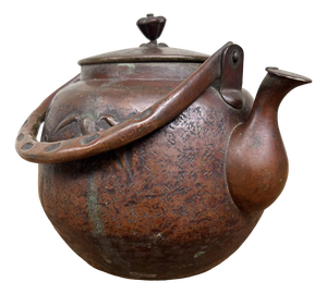 Antique Japanese Copper Teapot