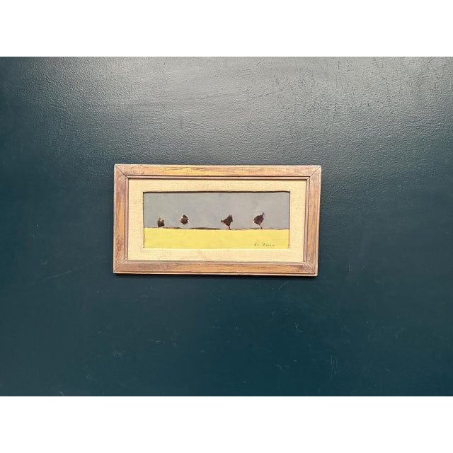 Evert Färhm, Scanian Landscape, 1950s, Oil Painting on Panel, Framed For Sale - Image 8 of 14