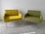 This is a Tuxedo Component club chairs (2) and bench, designed by BassamFellows for Geiger and Herman Miller. This example...