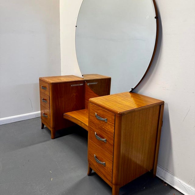 1930s Art Deco Waterfall Vanity by Huntley For Sale - Image 10 of 11