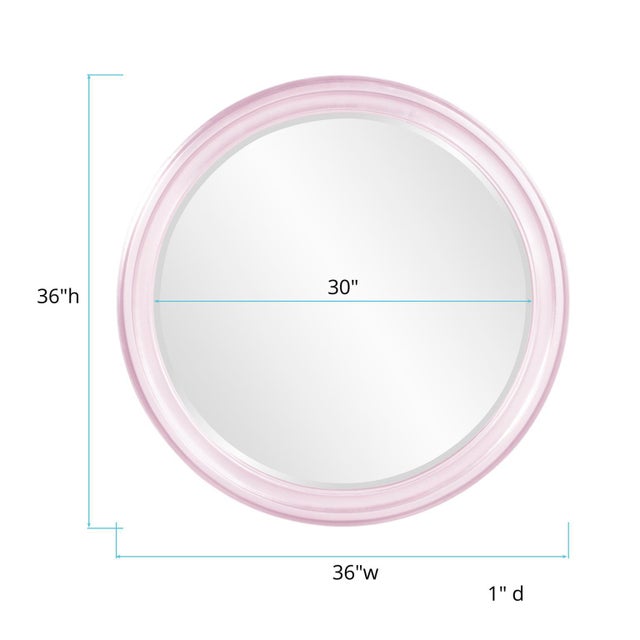 2020s George Mirror - Glossy Lilac For Sale - Image 5 of 6