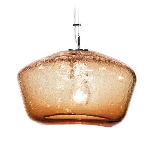 Tempo Galaxy Pendant Light from the Boa Lantern Collection in Tea For Sale - Image 4 of 4