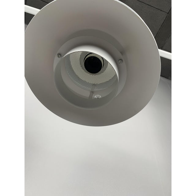 Danish White Pendant Light, 1980s For Sale - Image 6 of 9