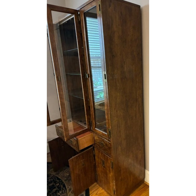 Mid 20th Century China Cabinet With Storage For Sale - Image 4 of 9