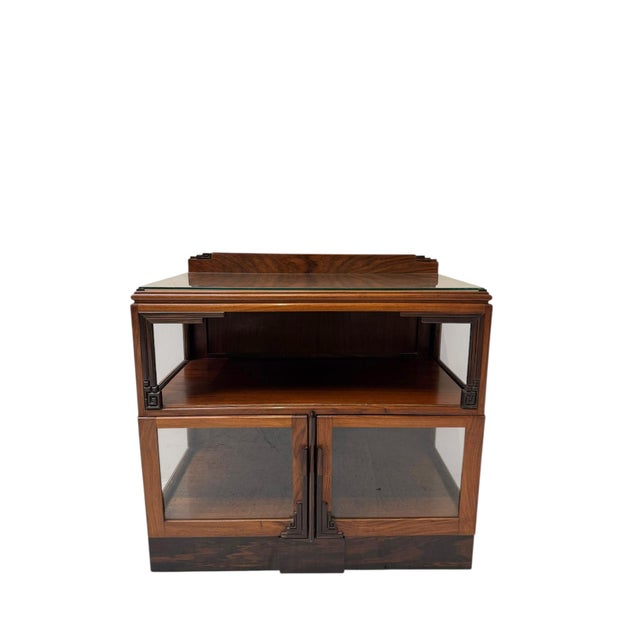 Vintage Amsterdam School Display Cabinet, 1920s For Sale - Image 11 of 11