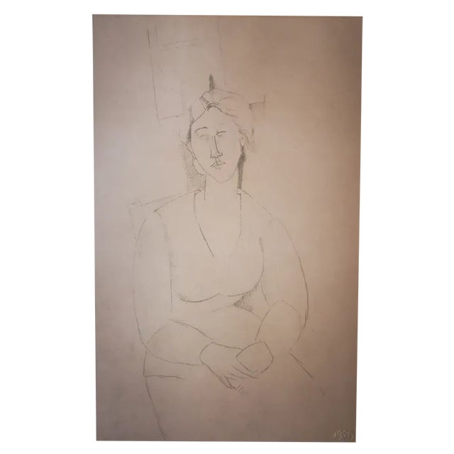 Amedeo Modigliani, Female Portrait, 1959, Lithograph For Sale