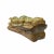 2020s Natural Stone Carved Flower Mushroom on Wood Fengshui Display Figure For Sale - Image 5 of 7
