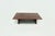 Elegant large bamboo and wood coffee table from the 1980s, associated with Axel Vervoordt’s interiors and work. While the...