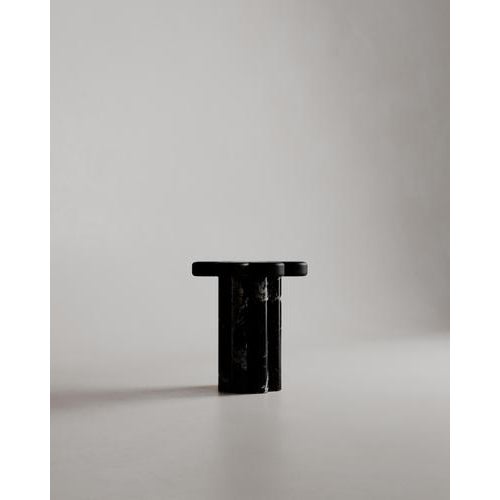 Marbelle Side Table in Black Marble and Brass by Esther Knopfler For Sale - Image 6 of 16