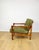 Vintage Wooden Armchair in Yellow-Olive from Z. Baczyk For Sale - Image 9 of 12