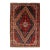 Vinatge Red Persian Shiraz Wool Rug With Geometric Motif For Sale