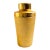 Mid Century Matte Gold Vintage Cocktail Shaker by Mirro For Sale