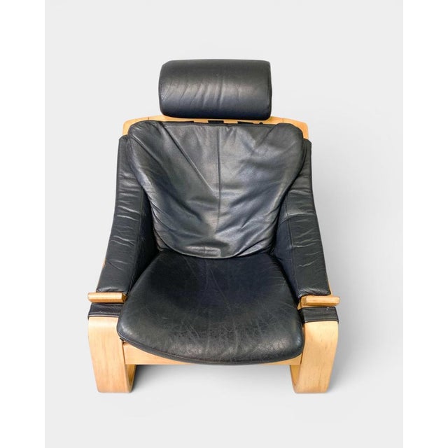An icon of 1970s scandinavian design. original “kroken” lounge chair designed by åke fribyter for nelo möbler (sweden)....