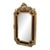 Burgundy Royale – French Baroque Wall Mirror With Velvet-Framed Gold Leaf Details & Ornate Floral Carvings For Sale