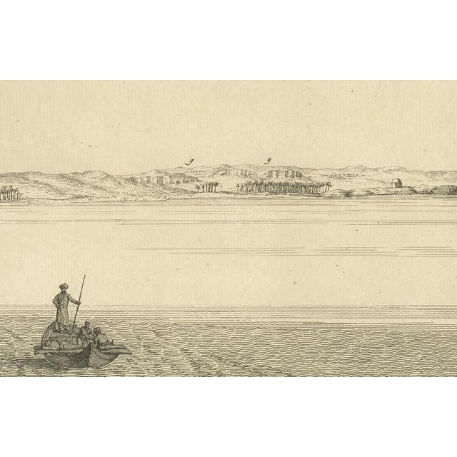 Mid 18th Century Norden, View of Tschibel El Deïr on the Nile, Copper Engraving, 1755 For Sale - Image 5 of 9