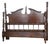 Traditional Kincaid Solid Cherry Wood Georgian Queen Size Bed Frame 62" X 88" X 55” H - Made in North Carolina in 1986 For Sale - Image 3 of 7