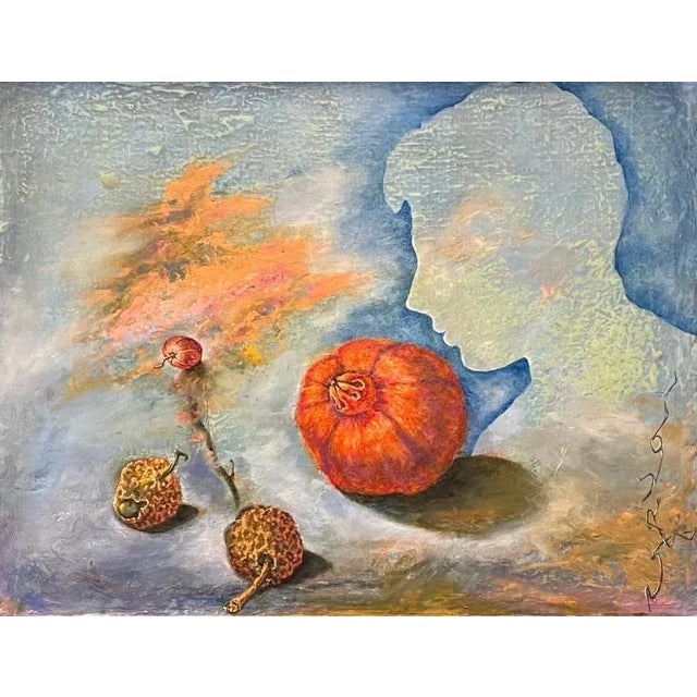 José Gerson, Land of Men, Oil on Wood, 1995 For Sale - Image 10 of 10