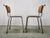 Dutch Industrial Plywood 106 Chairs from Gispen, 1960s, Set of 6 For Sale - Image 4 of 18