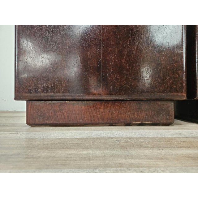 Art Deco Oak Burl Bedside Tables, 1950, Set of 2 For Sale - Image 18 of 18
