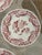 English Chinoiserie Style Red & White Dinner Plates "Cambridge" by Wood & Sons - Set of 6 For Sale - Image 10 of 18