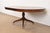 Baker Furniture Company Baker Furniture Style Regency Banded Cherry Wood Pedestal Extension Dining Table, Newly Refinished For Sale - Image 4 of 13