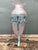 Vintage Patinated Metal Frame Glass Vase For Sale - Image 12 of 12