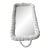 Vintage Boho White Wicker Mirrored Vanity Tray & Wall Mirror For Sale