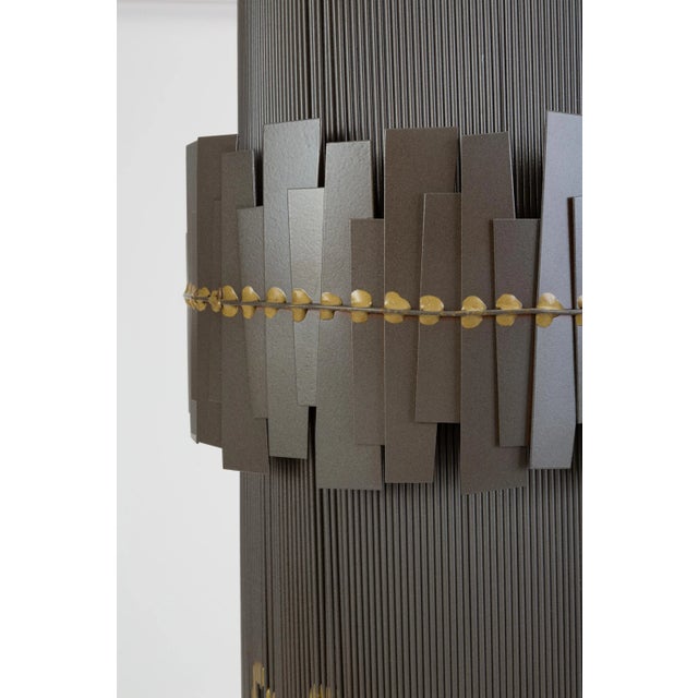 Curtis Jere Brutalist Pendant Lamp For Sale - Image 12 of 13