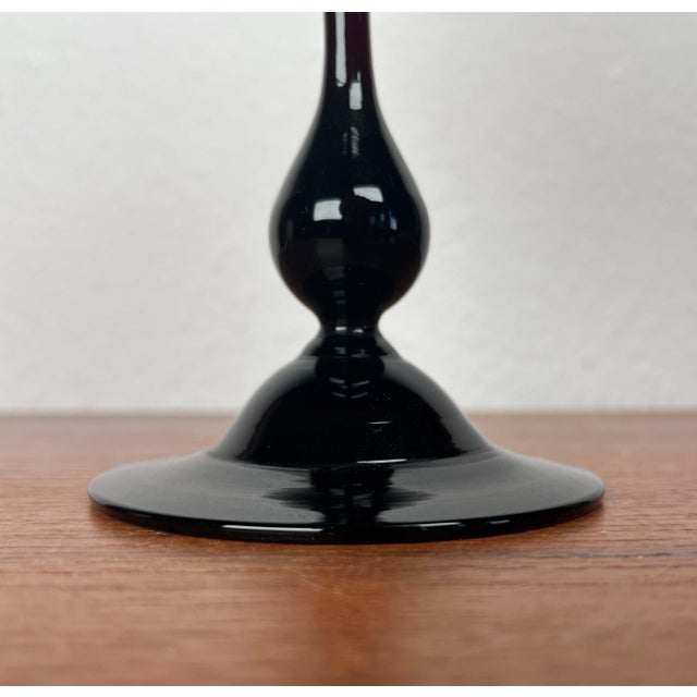 Glass Mid-Century Modern Glass Vase by Hugo Gehlin for Gullaskruf Glasbruk, Sweden, 1950s For Sale - Image 7 of 14