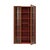 Mid-Century Modern Mid-Century Modern Italian Red Lacquer and Glass Showcase by Afra & Tobia Scarpa, 1960s For Sale - Image 3 of 11