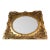 Antique Gilded Mirror, Solid Carved Wood For Sale