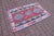 Size: 3.6 x 5.2 ft ( 109 x 160 cm) 43 x 63 inches Color: Blue, Red, Pink, Gray, Navy Blue, Tan Material: 100% Hand Spun...