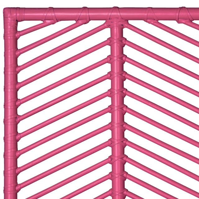 David Francis Liam Headboard Queen - Pink For Sale - Image 4 of 6