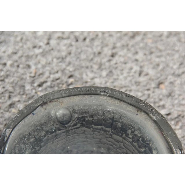 Timo Sarpaneva Brutalist Grey Glass Vase by Timo Sarpaneva, 1960s For Sale - Image 4 of 8