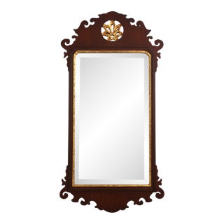 Friedman Brothers Colonial Williamsburg Chippendale Mahogany Mirror For Sale